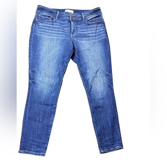 BKE Dark Wash Gabbie Curley High-Rise Curvey Jeans - Picture 2 of 6